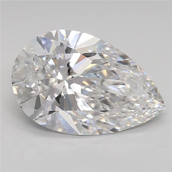 2.41ct E VS1 Rare Carat Ideal Cut Pear Lab Grown Diamond