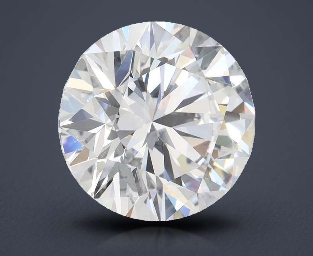 3.42 Carat Round Lab Diamond