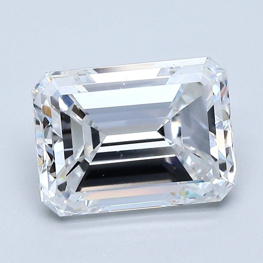 3.01ct D VS1 Very Good Cut Emerald Diamond