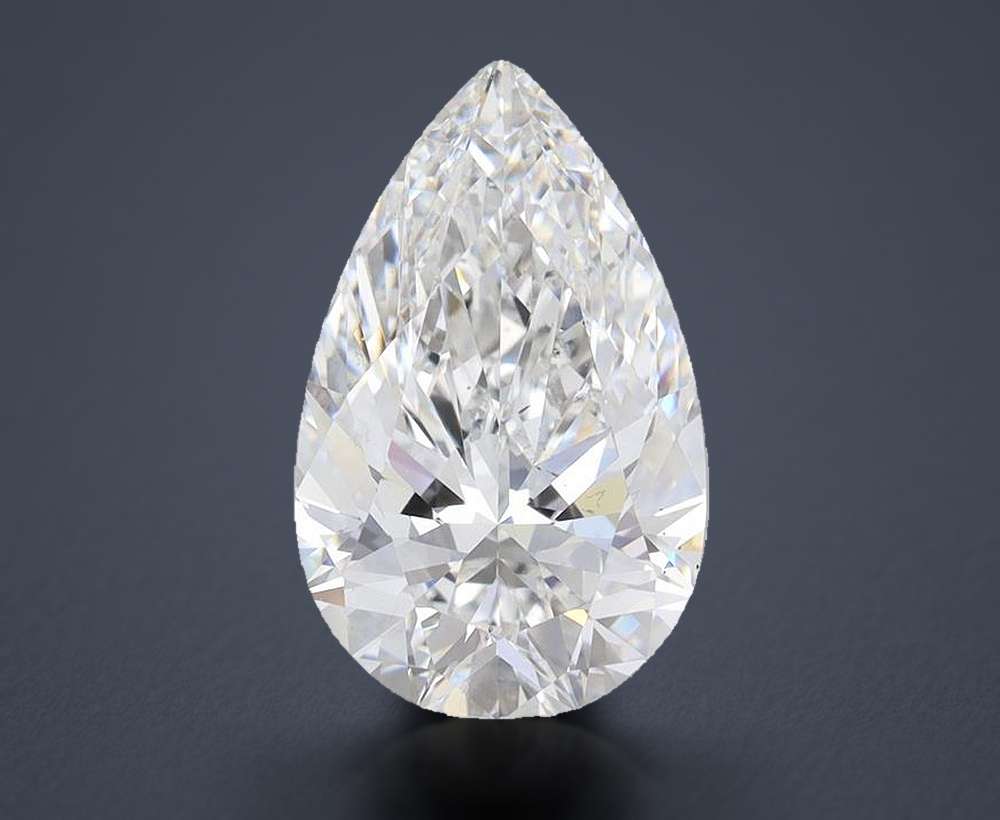 4.80 Carat Pear Lab Diamond