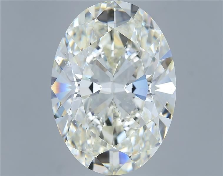 21.06ct I SI1 Rare Carat Ideal Cut Oval Diamond