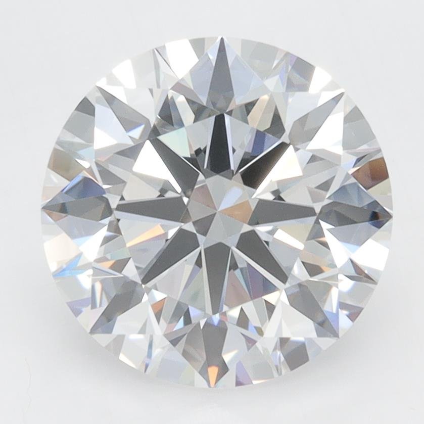 3.36ct D VVS2 Rare Carat Ideal Cut Round Lab Grown Diamond