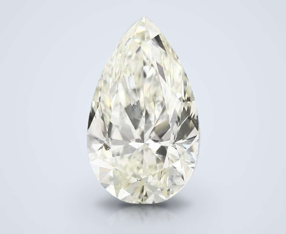 4.01 Carat Pear Natural Diamond