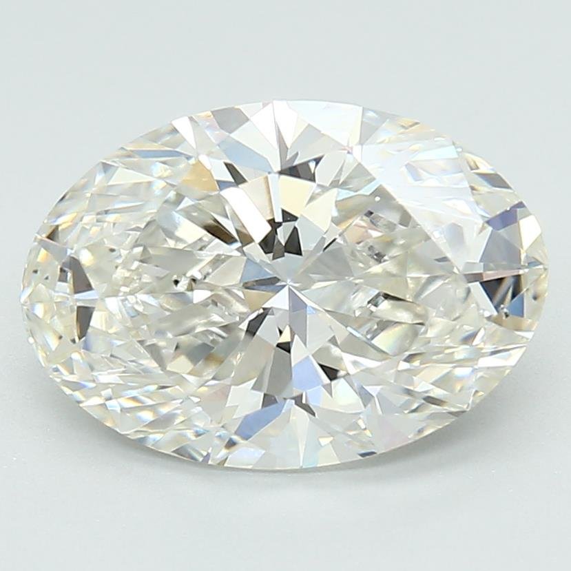 3.08ct G VS1 Rare Carat Ideal Cut Oval Lab Grown Diamond