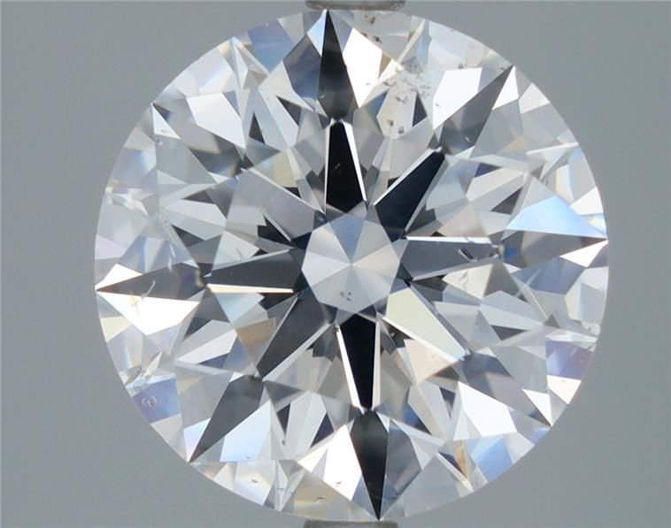 3.67ct F SI1 Rare Carat Ideal Cut Round Diamond