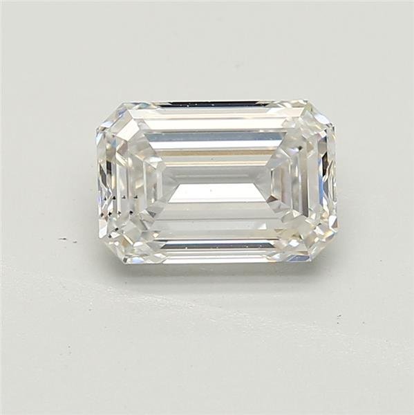 2.03ct G SI1 Rare Carat Ideal Cut Emerald Lab Grown Diamond