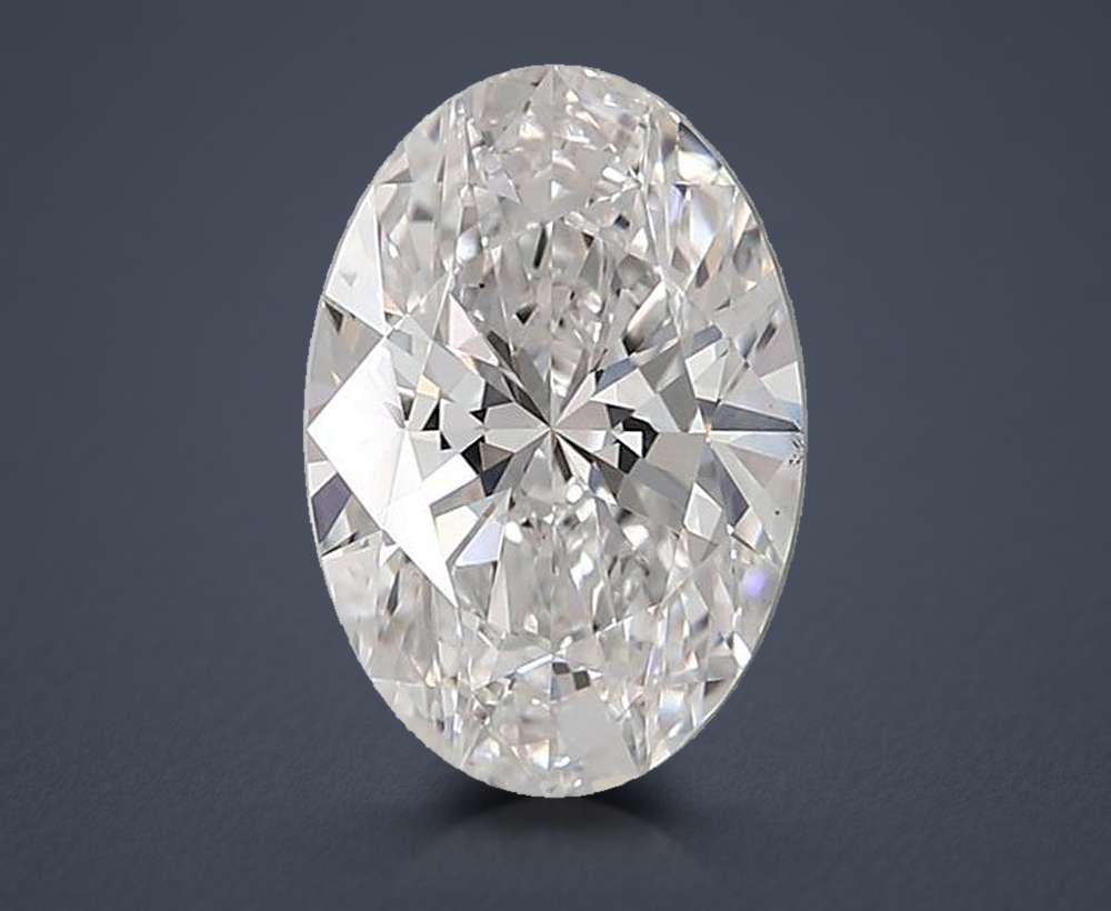 2.50 Carat Oval Lab Diamond
