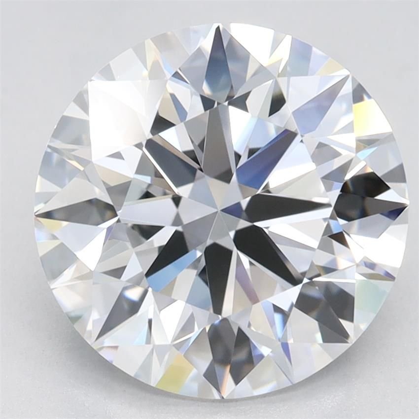 3.68ct D VVS1 Rare Carat Ideal Cut Round Lab Grown Diamond