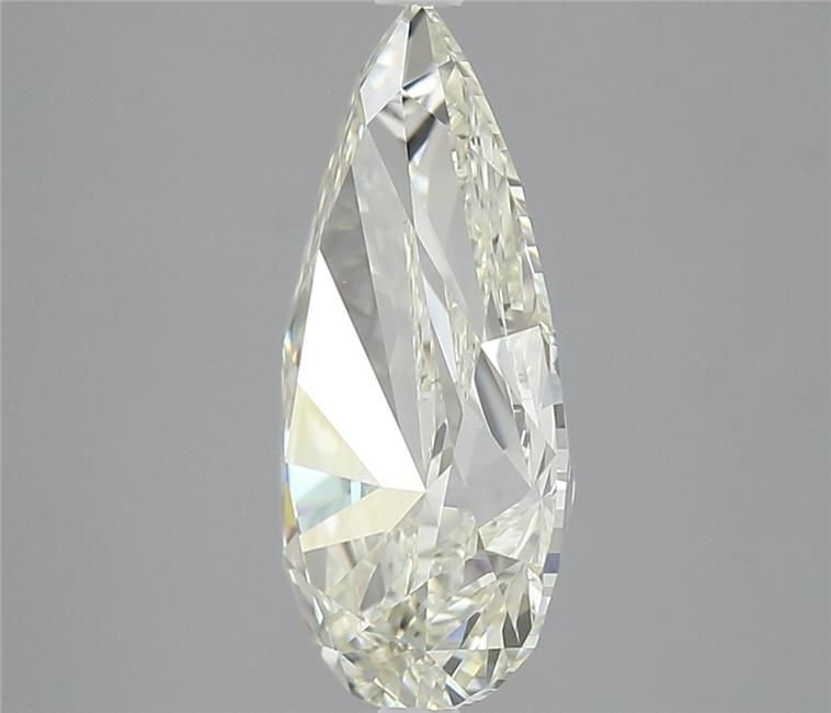 5.02ct J VS2 Rare Carat Ideal Cut Pear Diamond