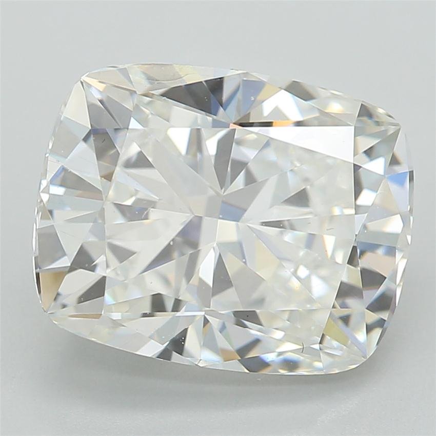 3.05ct F VS2 Rare Carat Ideal Cut Cushion Lab Grown Diamond