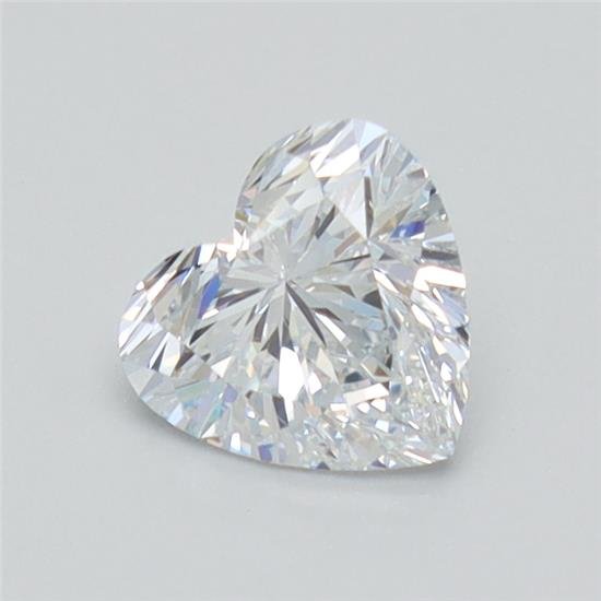 0.74ct E VVS2 Rare Carat Ideal Cut Heart Lab Grown Diamond