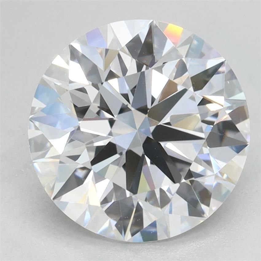 2.78ct D VVS1 Rare Carat Ideal Cut Round Lab Grown Diamond