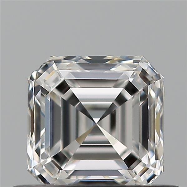 0.51ct F IF Rare Carat Ideal Cut Asscher Diamond