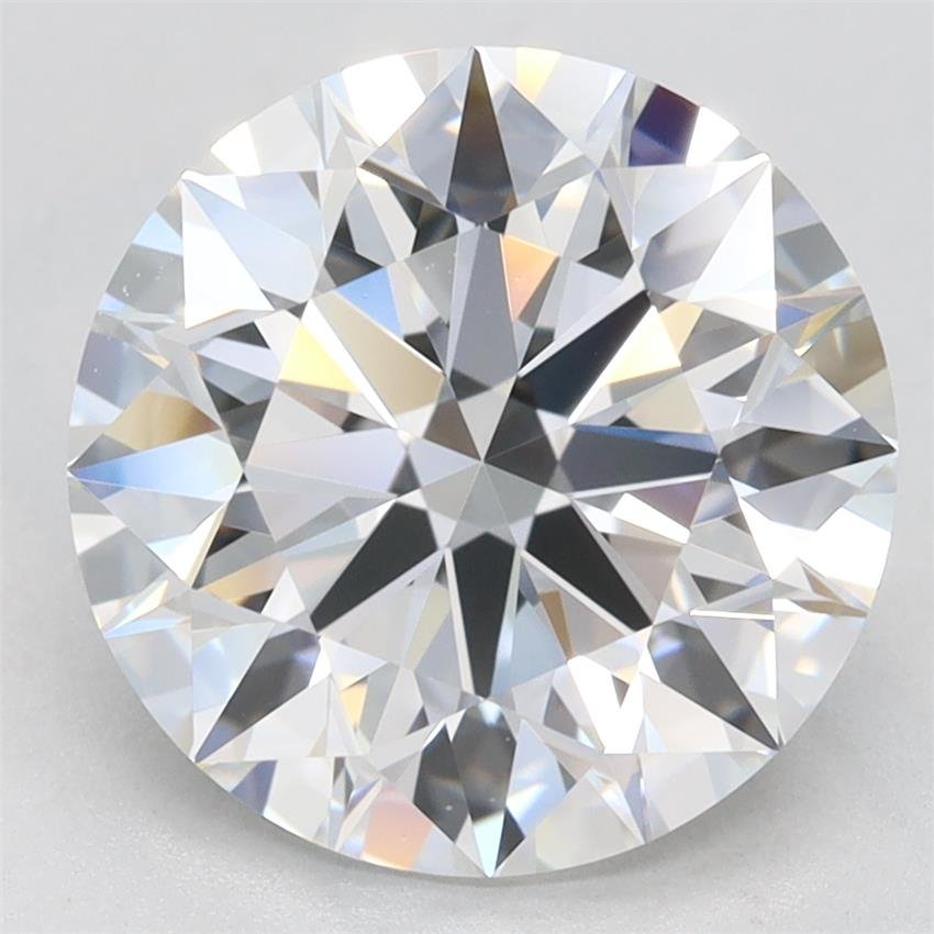 3.56ct E VVS1 Rare Carat Ideal Cut Round Lab Grown Diamond