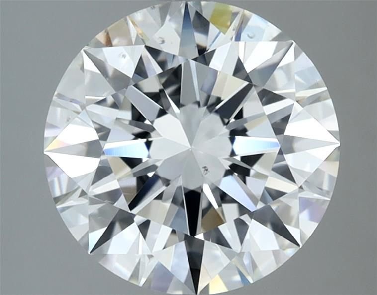 3.01ct G VS2 Rare Carat Ideal Cut Round Diamond