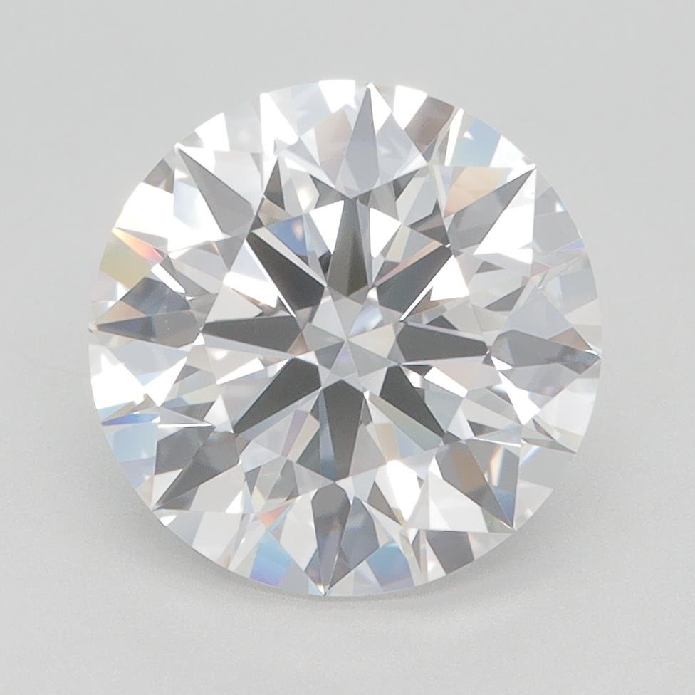 3.23ct G VVS2 Rare Carat Ideal Cut Round Lab Grown Diamond