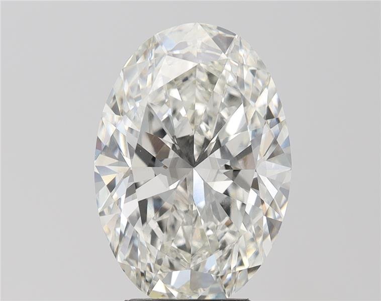 5.07ct H VS2 Rare Carat Ideal Cut Oval Lab Grown Diamond