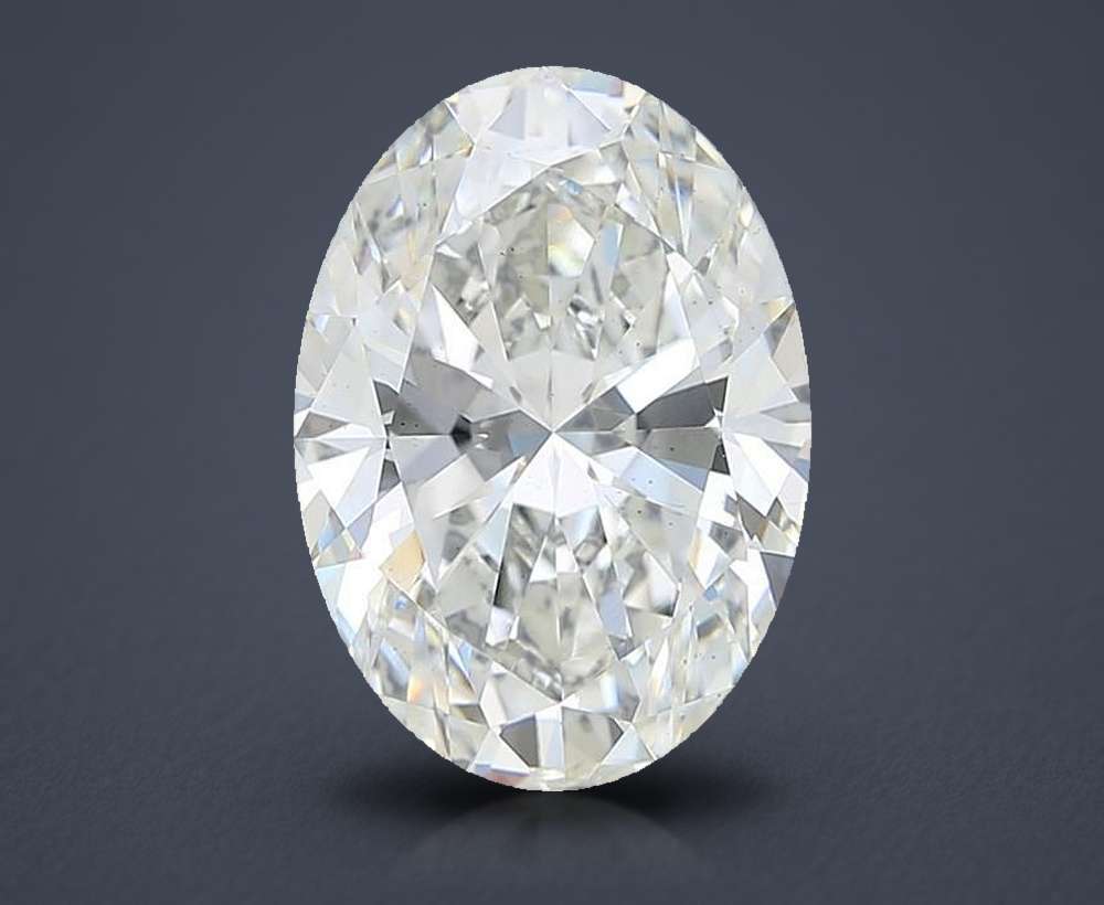 5.38 Carat Oval Lab Diamond