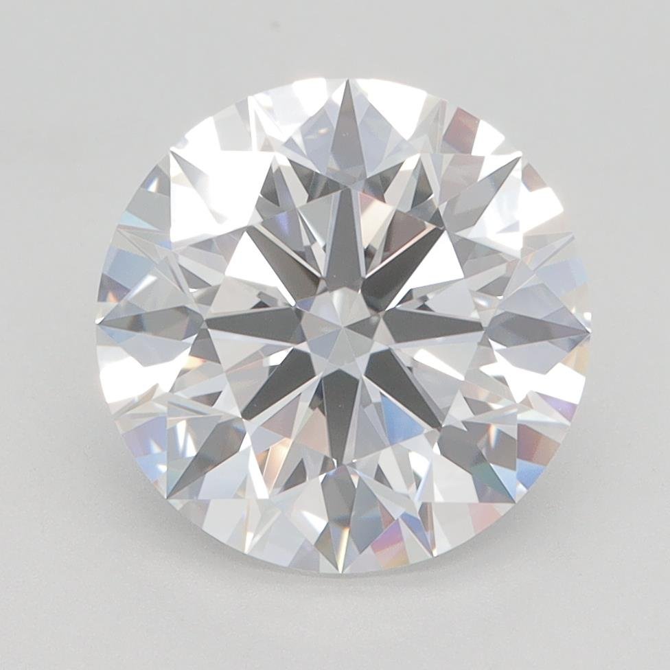 3.26ct E VVS2 Rare Carat Ideal Cut Round Lab Grown Diamond