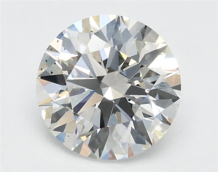 2.02ct F VS2 Rare Carat Ideal Cut Round Lab Grown Diamond