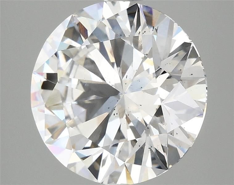 4.09ct F SI1 Rare Carat Ideal Cut Round Lab Grown Diamond