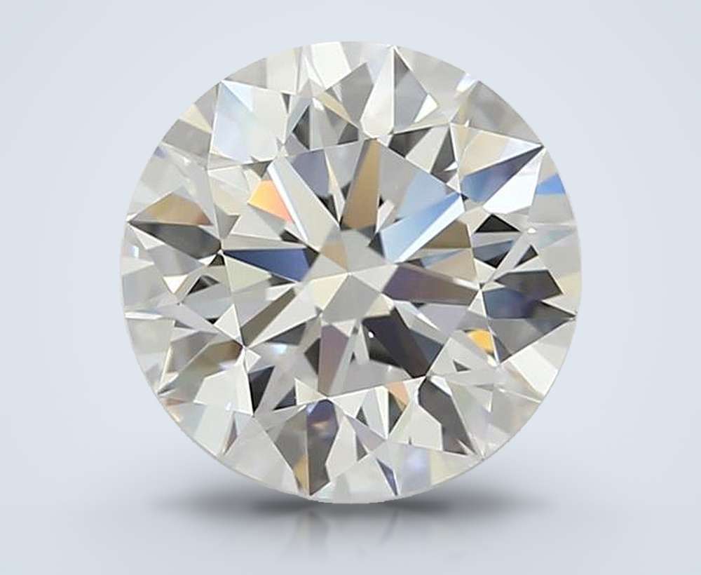 3.73 Carat Round Lab Diamond