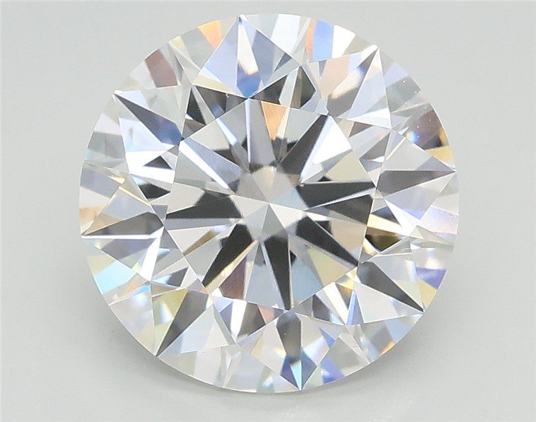 3.05ct E VS2 Rare Carat Ideal Cut Round Lab Grown Diamond