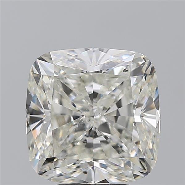 6.02ct J SI2 Very Good Cut Cushion Diamond