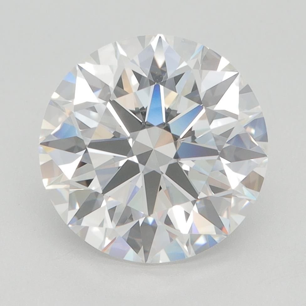 3.43ct G VVS2 Rare Carat Ideal Cut Round Lab Grown Diamond