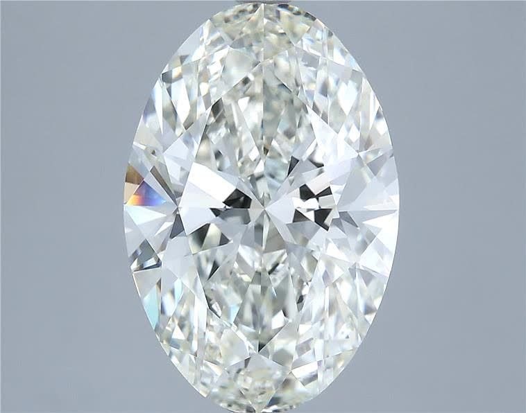 5.55ct J VVS1 Rare Carat Ideal Cut Oval Diamond