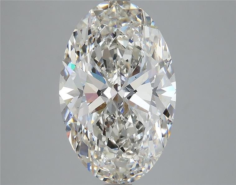 4.56ct H VS2 Rare Carat Ideal Cut Oval Lab Grown Diamond