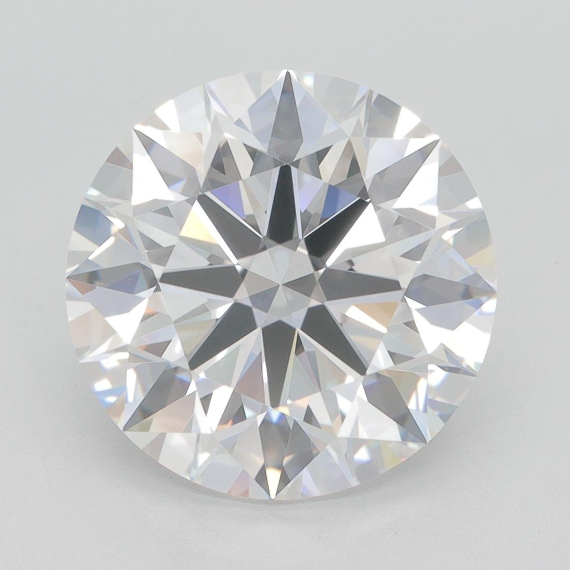 5.65ct F IF Rare Carat Ideal Cut Round Lab Grown Diamond