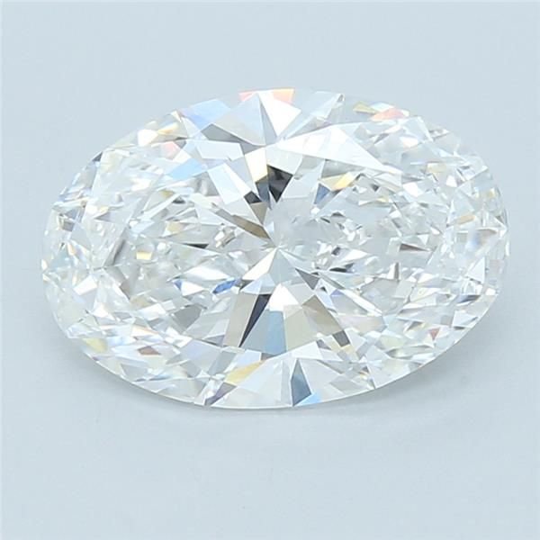 4.02ct D VS1 Very Good Cut Oval Lab Grown Diamond