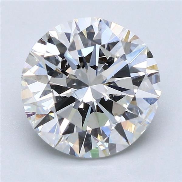 3.01ct H SI2 Excellent Cut Round Diamond