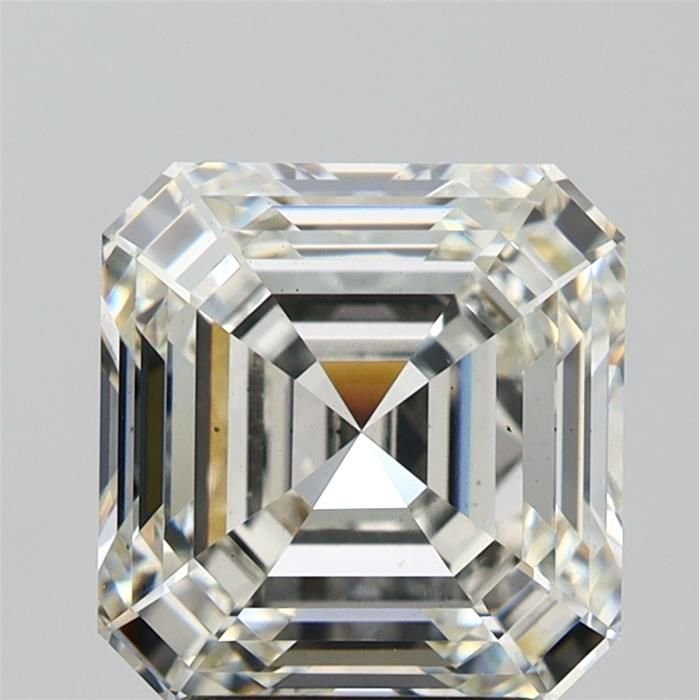 4.04ct H VS2 Rare Carat Ideal Cut Asscher Lab Grown Diamond