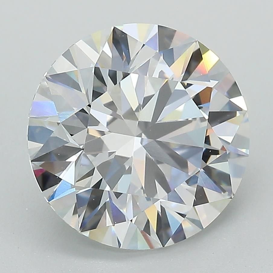 4.09 Carat Round Lab Diamond