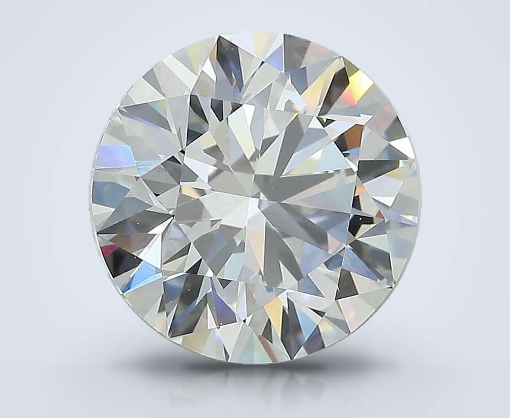 4.09 Carat Round Lab Diamond