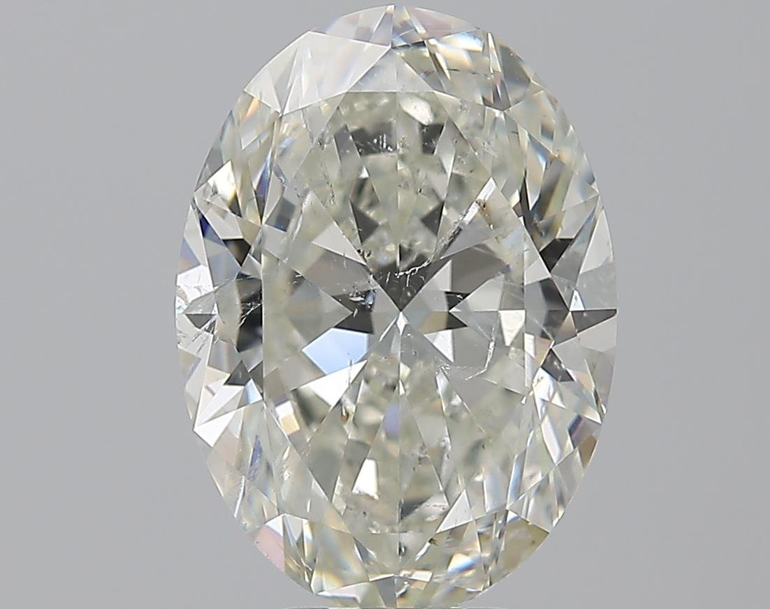 5.01ct I SI2 Rare Carat Ideal Cut Oval Diamond