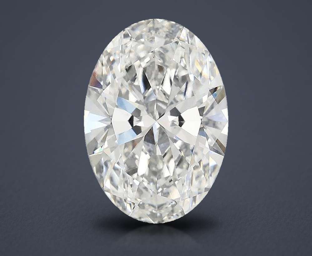 2.82 Carat Oval Lab Diamond