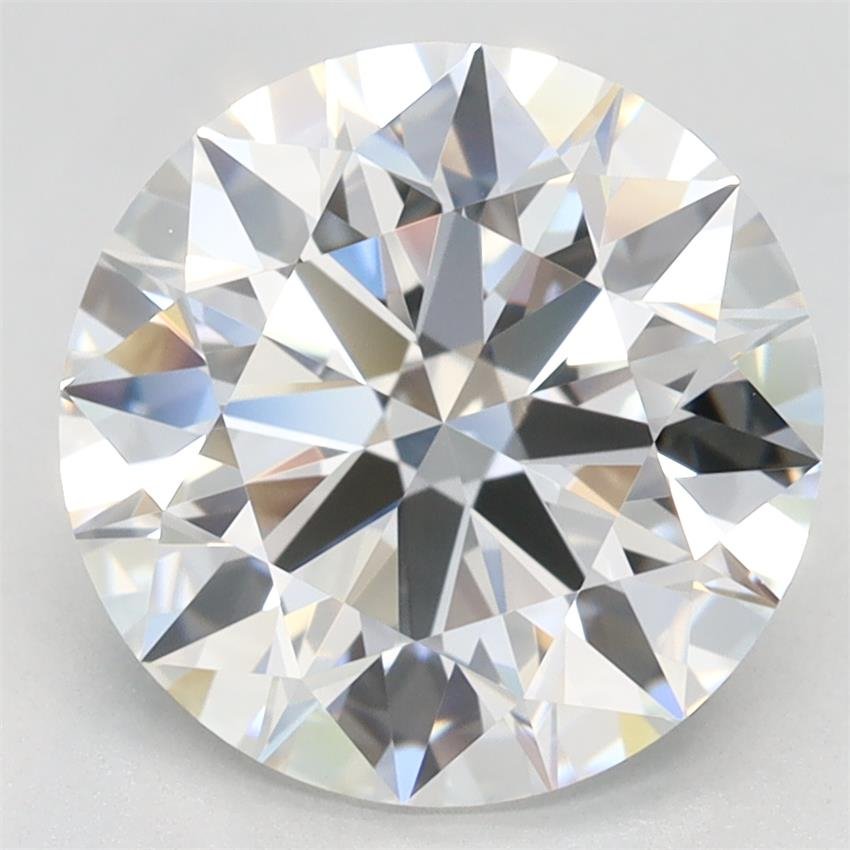 3.29ct E VVS1 Rare Carat Ideal Cut Round Lab Grown Diamond