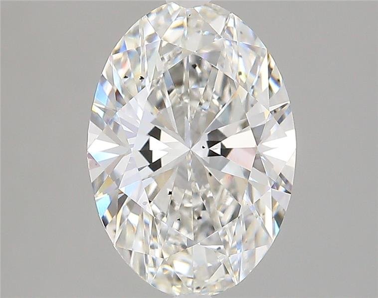 3.24ct G SI1 Rare Carat Ideal Cut Oval Lab Grown Diamond