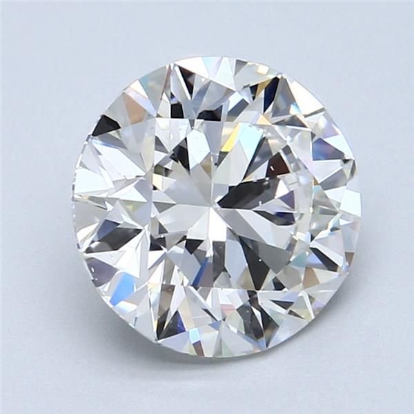 3.30ct E VS2 Excellent Cut Round Diamond