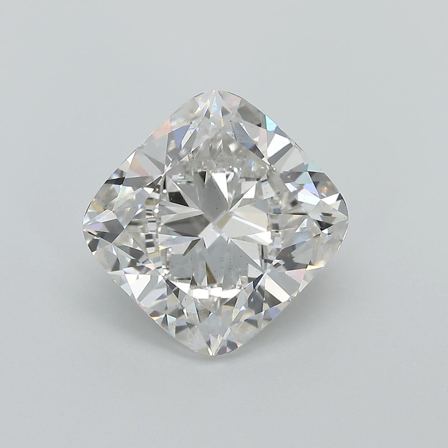 5.01ct G VS2 Rare Carat Ideal Cut Cushion Lab Grown Diamond