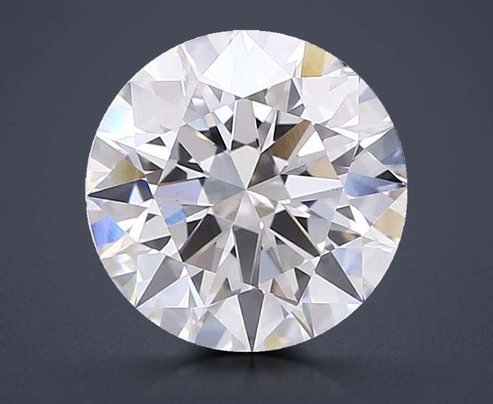 3.36 Carat Round Lab Diamond