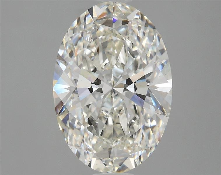 3.32ct H VS1 Rare Carat Ideal Cut Oval Lab Grown Diamond