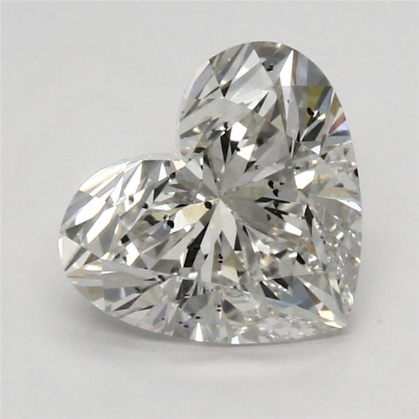 2.09ct G SI2 Rare Carat Ideal Cut Heart Lab Grown Diamond