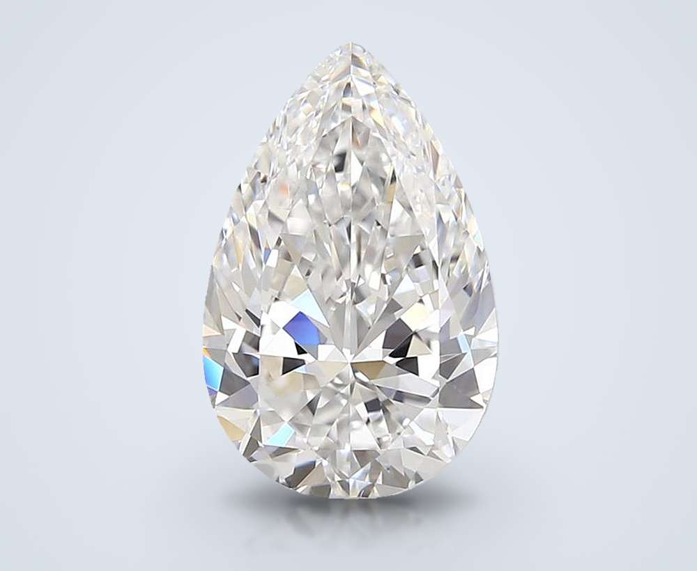 1.85 Carat Pear Natural Diamond