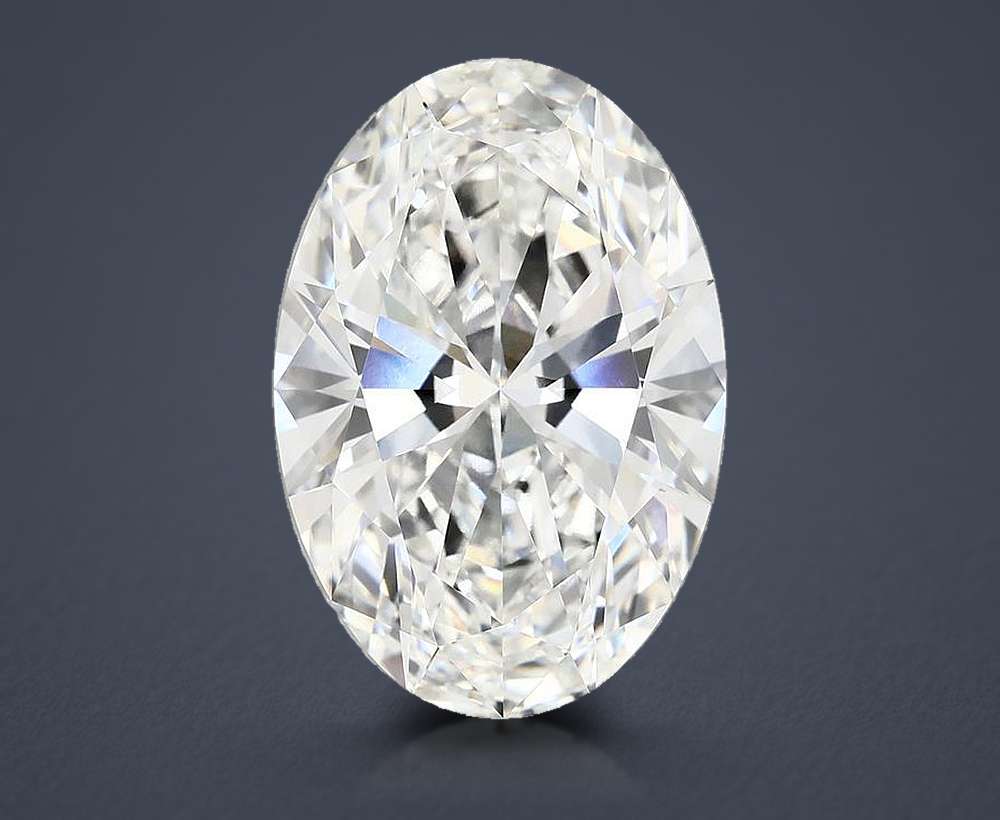 9.73 Carat Oval Lab Diamond