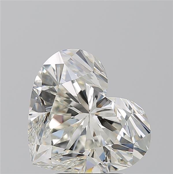 3.53ct J VS1 Rare Carat Ideal Cut Heart Diamond