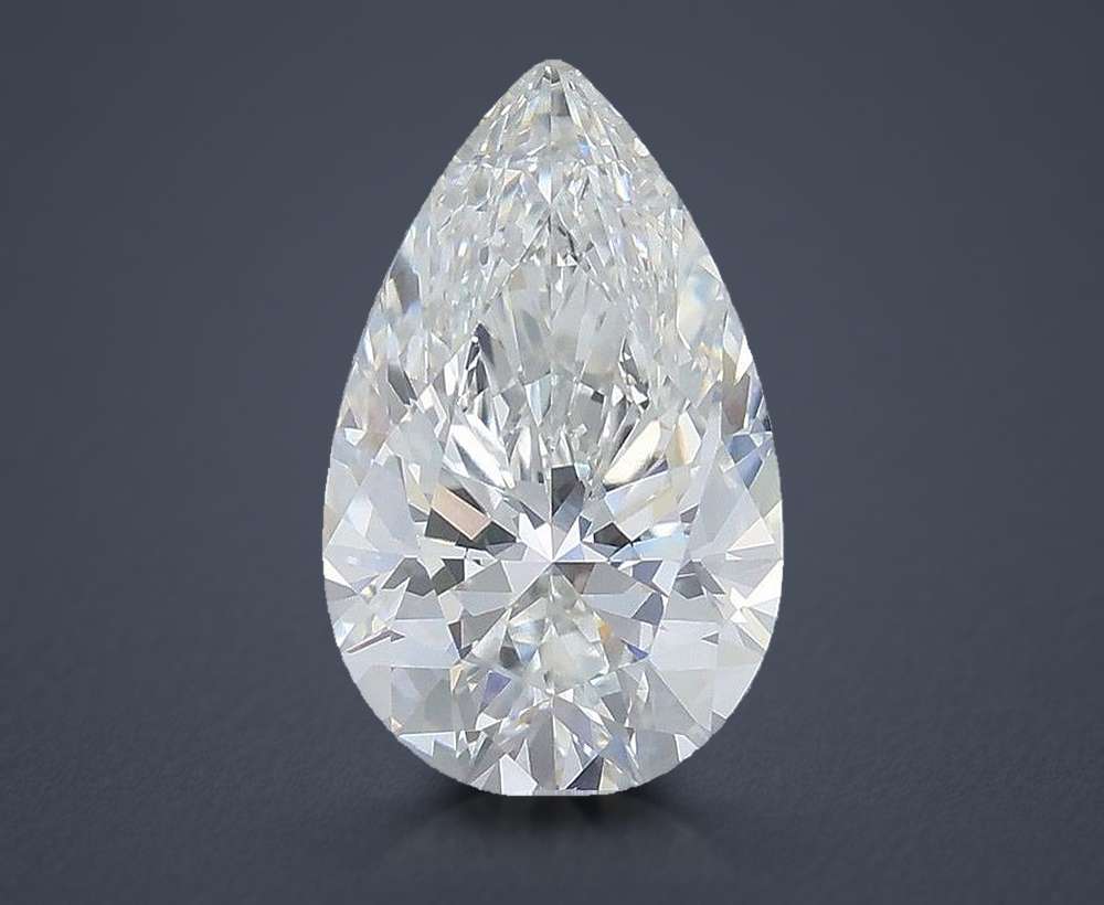 2.89 Carat Pear Lab Diamond